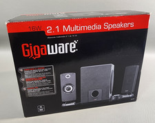 Gigaware | 40-287 2.1 Multimedia Computer Speakers Subwoofer 16W | NEW Tested picture
