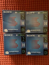 Factory-Sealed Four 10 Packs Sony 2HD Floppy Diskettes IBM Formatted 3.5 Inch picture
