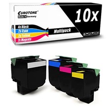 Eurotone 10x Toner Cartridge Compatible Multicolour (No Lexmark Original) picture