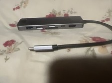 New HYPER DRIVE ☆ SLAB 7-in-1 USB-C Hub for Windows, PC, Mac, Chromebook Openbox picture