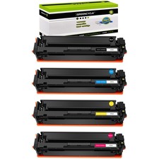 4× Toner fit for HP 202A CF500A-03A Color LaserJet Pro MFP M254dn M254nw M281fdn picture