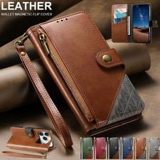 Splice Leather Wallet Cover Case For OPPO Reno 14 15F A80 A6X Find X9 Realme 16 picture