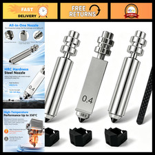 3PK 0.4mm Hardened Steel Nozzles for Anycubic Kobra 4 - High Precision 3D Printi picture