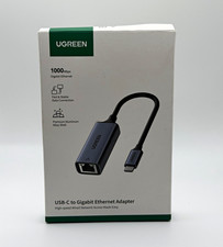 UGREEN USB-C to RJ45 Gigabit Ethernet Adapter 1000Mbps Plug & Play Black picture