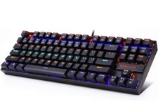 Redragon - K552 RGB Wired TKL Gaming Mechanical Blue Switch Keyboard - Black picture