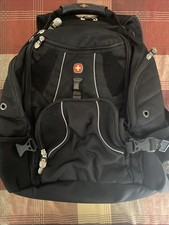 SwissGear Wenger ScanSmart Airflow 17 inch Laptop Backpack Black Media Pocket TS picture