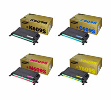 Samsung Genuine CLT-K609S/C609S/M609S/Y609S CMYK Toner Set CLP-770/775 picture