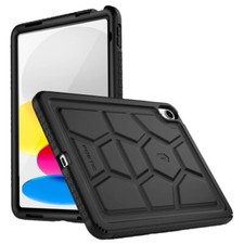 Poetic Silicone Case For iPad 10.9 2022 / iPad 11 2025 Kids Friendly Cover Black picture