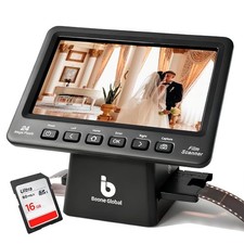 BEONEGLOBAL ClearScan P7 Film Scanner, 7” LCD 24MP Slide & Negative Scanner... picture