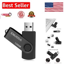 High-Capacity 128GB USB Drive with LED Indicator – Ideal for On-the-Go Storage picture