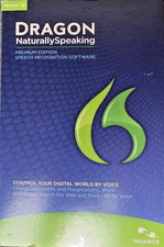 Nuance Dragon NaturallySpeaking 12 Premium Ed for Windows W/ Head set New Sealed picture
