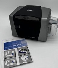 HID FARGO DTC1250e Color ID Card Badge Printer USB - New Open Box picture