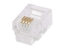 Monoprice RJ11 6P4C Plug Round Stranded 50-Pack picture