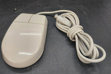Vintage  PS2 3 Button Ball Mouse Scroll Wheel Beige picture