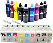 9pcsx200ml UltraChrom K3 ink Stylus 3880,9x80ml Refillable Compatible Cartridges picture