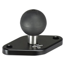 FANAUE Aluminum Alloy 1 inch Ball with Diamond Mount PB-01(1 Pack), Black  picture