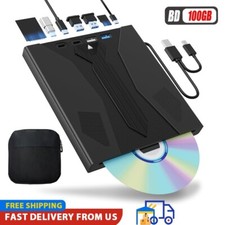 8-in-1 External Blu-ray Drive USB3.0 Blu ray disc Player Optical CD Drive Burner picture