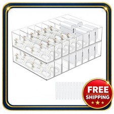 Cable Organizer Box with 16 Silicone Wire Ties Large Plastic Storage picture