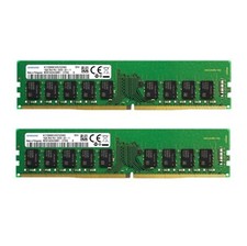 Samsung  32GB ( 2X 16GB ) DDR4 2666MHz PC4-21300 ECC Unbuffered UDIMM Memory RAM picture