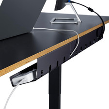 PAMO Cable Management under Desk, Set of 2 - Black picture