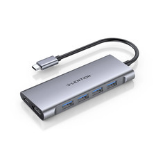 LENTION C35H Gray USB-C 3.0 4 Port Hub w/ 4K HDMI 60hz & 100w PD Power Delivery picture