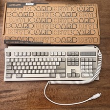 Vintage Mitsumi Keyboard, XA 104/105, PS/2, 5 Pin DIN Connector picture