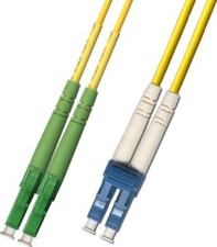 15M Singlemode Duplex Fiber Optic Cable 9/125 LC APC UPC Patch Cable Patch Cord picture