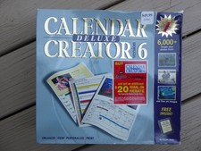 Calendar Creator Deluxe - Version 6 - Windows 95/98 & NT (CD-ROM)  Software picture