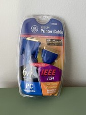 GE MaxSpeed IEEE 1284 Printer Cable 6' DB25M CEN36M Parallel  HO97889 New picture