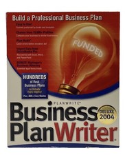 Planwright Business Plan Writer Software Deluxe 2004 Brand New Sealed picture