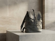 Full Grain Leather Laptop Backpack Large Capacity Travel Leather Cow Hide 17x17 picture