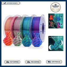 High-Precision Silk PLA Filament Set - 4 Spools of Colorful 1.75mm Excellence picture