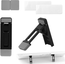 2pcs Foldable Keyboard Riser Stand for Desk, Adjustable Tilt & Portable Mini ... picture