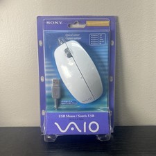 Sony Vaio USB Mouse PCGA-UMS5 Vintage New In Packaging Wired Optical Sensor picture