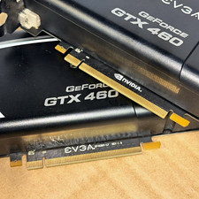 EVGA GeForce GTX 460 1GB GDDR5 SLI Pair – 2x Graphics Cards – mini-HDMI DVI picture