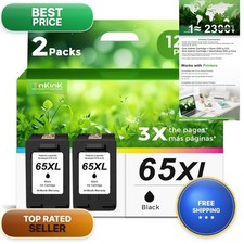 65XL Black Ink Cartridge Replacement for HP 65 XL picture