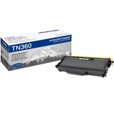 1 PK TN360 Black Toner Cartridge 3,500 pages High-Yield Compatible, TN360, Repla picture