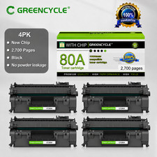 GREENCYCLE 4PK CF280A Toner Fits for HP LaserJet Pro 400 M401a M401d M425dw MFP picture