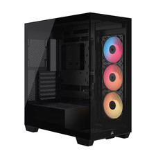 CORSAIR 3500X RS-R ARGB ATX Mid-Tower PC Case - Black With RGB Fans picture