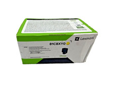 Lexmark 81C8XY0 One Yellow 16.2K Return Program Toner Cartridge NEW SEALED picture