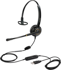 USB Headset with Microphone Noise Cancelling for PC, Computer Laptop Headphone picture
