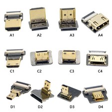 90 CYFPV Micro degree HDTV 5cm-80cm Flat FPC HDMI Ribbon Adapter Cable Mini HDMI picture