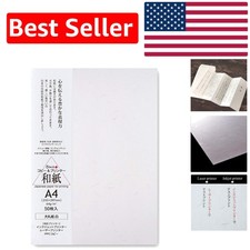 Eco-Friendly A4 Washi Paper Pack – 50 Sheets for Printing & Handwriting picture