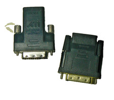 Lot of 2 HDMI to DVI Video Adapters - ATI Branded & Standard Fixed - Tested picture