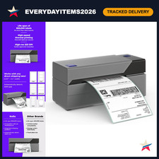 4x6 Thermal Shipping Label Printer - USB Commercial Grade Label Maker, Fast & Re picture