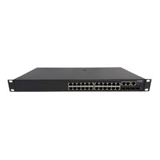 SMC NETWORKS 46M2177 24 Port Switch w/Ears 46M2175 4668-HC6 SMC8126L2 picture