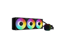 GAMDIAS Aura GLV2 360mm AIO Liquid CPU Cooler, Rotatable Performance 10-Pole picture