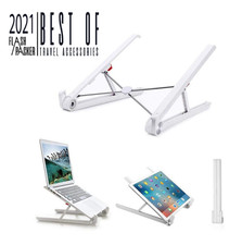 Codi A09041 Portable Laptop Stand White Apple Macbook iPad Folding Travel picture