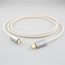 VIBORG Hi-End OCC Silver Plated USB Audio Cable Data USB A-B Type A to Type B picture