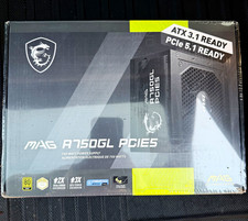 MSI MAG A750GL PCIE5 750W ATX 3.1 PCIe 5.1 80 Plus Gold PSU Black picture
